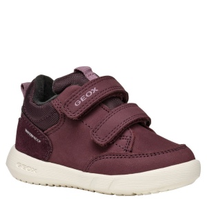 Pantofi sport impermeabili fete Geox Hyroo Wpf Burgundy Rose — vedere în perspectivă