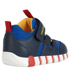 Sandale baieti B Iupidoo B.B Navy Royal — vedere din față