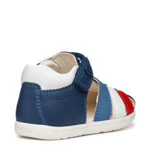 Geox Sandale baieti Macchia Boy Avio White B254VA-08554-C4242