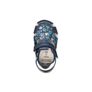 Sandale baieti Sandal Zapito Boy Dk Navy White - Img 6