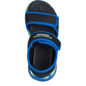 Sandale băieți Skechers Sola Glow Sandal Black Blue - Img 4