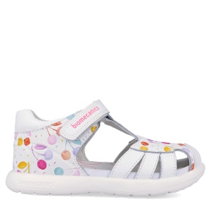 Sandale fete Biomecanics Blanco