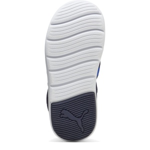 Sandale plajă băieți Puma Fun Racer Sandal V PS Vivid Blue — vedere de sus și talpa