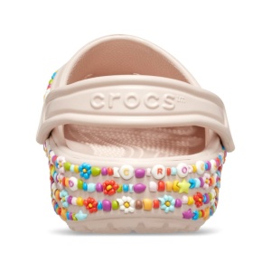 Papuci Fete Crocband Beaded Band Quartz încălțăminte copii bigstep