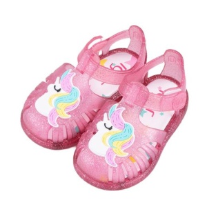 Igor Sandale plaja Fete Tobby Gloss Unicornio Fucsia Glitter incaltaminte copii bigstep