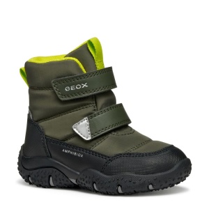 Apreschi impermeabil baieti Baltic ABX Dk Green Lime B4620B-0FU50-C3X3S incaltaminte copii bigstep