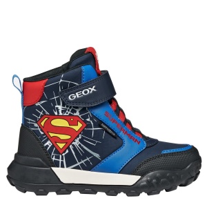 Apreschi impermeabil băieți Geox J Trekkyup Boy B Abx Navy Red
