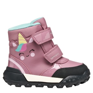 Apreschi impermeabil fete Geox Trekkyup Girl B Abx Dk Pink