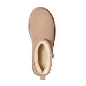 Cizme imblanite fete Classic Ultra Mini Platform Sand - 73777