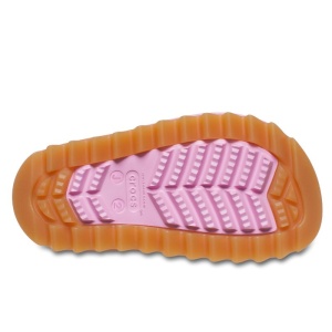 Cizme de zapada impermeabile imblanite fete Crocs Neo Puff Boot Pink Tweed incaltaminte copii bigstep
