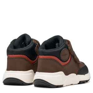 Ghete baieti Flexyper Mini Boy Dk Brown/Brick - B666GA/0MEBC/C6R6B - detaliu