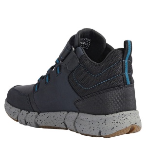 Ghete băieți Geox Flexyper B.B ABX Navy Petrol — vedere din spate