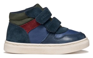 Ghete baieti Geox Nashik Boy Denim/Dk Green