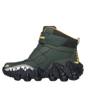 Ghete băieți Skechers Skech-O-Saurus Lights Olive - Img 3