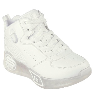 Ghete copii Skechers S-Lights Remix White - Img 2