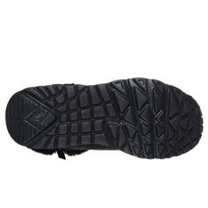 Skechers Ghete fete Uno Lite Cozy Leopard Black L 310362L-BBK incaltaminte copii bigstep