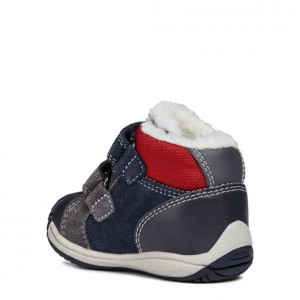 Ghete imblanite baieti Toledo BD Navy Red - Img 3