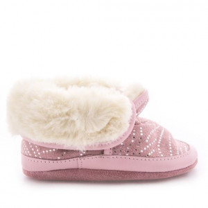 Ghete imblanite bebelusi Cosy Boot Rose Clair - Img 2