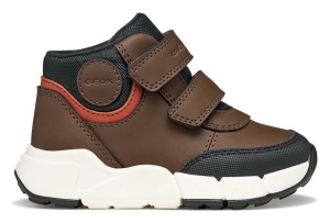 Ghete impermeabile baieti Flexyper Mini Boy Dk Brown/Brick