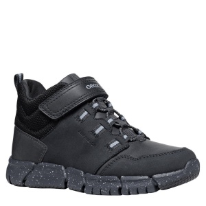 Ghete impermeabile băieți Geox Flexyper Boy B Abx Navy Azure — vedere în perspectivă