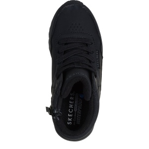 Ghete impermeabile băieți Skechers Uno Lite Aqua Ave Black — vedere de sus