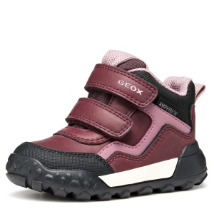Ghete impermeabile fete Geox Trekkyup Girl B Abx Burgundy Rose - B566MB/0MEFU/C7329 - interior