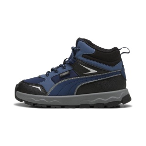 Puma Ghete Water Resistant baieti Evolve Trail PS Persian Blue Cool Dark Grey incaltaminte copii bigstep