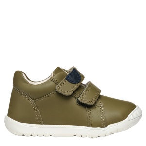 Pantofi băieți Geox First Steps Macchia Boy Pistachio