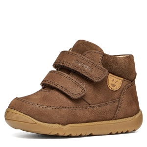 Pantofi băieți Geox Macchia Boy Dark Brown - B664NA/03322/C6006 - față