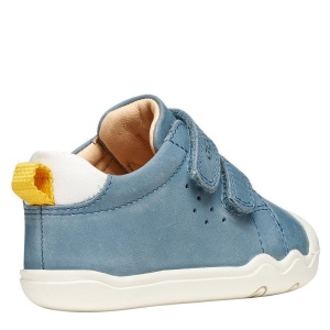 Pantofi băieți Geox Steppieup Boy Lt Sky — vedere din față