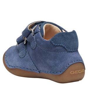 Pantofi băieți Geox Tutim Boy Denim — vedere din spate