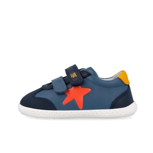Garvalin Pantofi barefoot baieti 262320-A556 Petrol încălțăminte primii pasi bigstep