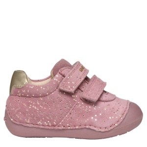 Pantofi bebeluși Geox Tutim Pink Platinum