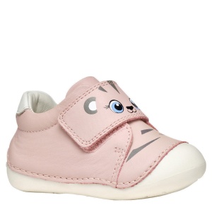 Pantofi bebeluși Geox Tutim Rose Kitty - vedere în perspectivă - B3540B/00085/C0682