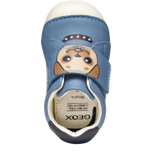 Pantofi bebeluși primii pași Geox Tutim Avio Dk Navy — vedere de sus