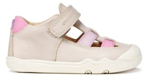 Pantofi decupati fete Steppieup Ivory Pink