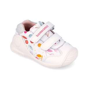 Biomecanics Pantofi fete 262102-B050 Blanco încălțăminte primii pasi bigstep