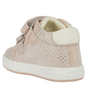 Pantofi fete Geox Biglia Girl Lt Rose — vedere din spate
