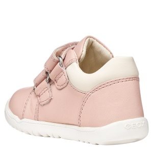 Pantofi fete Geox Macchia Girl Lt Rose Lt Ivory — vedere din spate