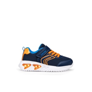 Geox Pantofi sport baieti Assister Boy Navy Orange B4663A-000CL-C1698 încălțăminte copii bigstep