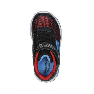 Skechers Pantofi sport baieti Flex Glow Elite Black Red N colectia S-Lights