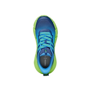 Geox Pantofi sport baieti Flexyper Fast Boy Lt Blue Lime încălțăminte copii bigstep