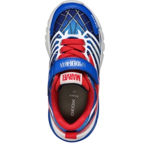 Pantofi sport băieți Geox Ciberdron Royal Red — vedere de sus
