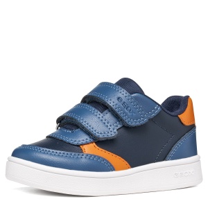 Pantofi sport băieți Geox Eclyper Boy Navy/Orange ( ) - B555LA/000BC/C0659 - interior