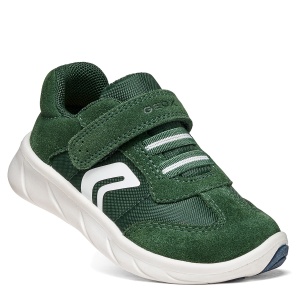 Pantofi sport băieți Geox Foot-Run Boy Forest/White - B660KA/0FU22/C3P1Z - unghi