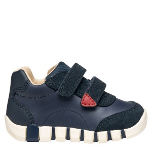 Pantofi sport băieți Geox Iupidoo Navy Red