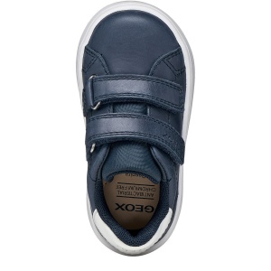Pantofi sport băieți Geox Minicub Navy — vedere de sus