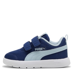 Pantofi sport băieți Puma Courtflex V3 Mesh Inf Blue Jewel-Lucite — vedere laterală