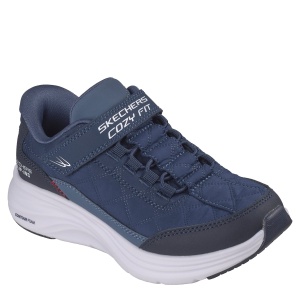 Pantofi sport băieți Skechers Contour Foam Bleumarin — vedere în perspectivă