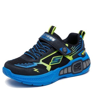 Pantofi sport băieți Skechers Light Storm 3 Bleumarin — vedere laterală detaliată